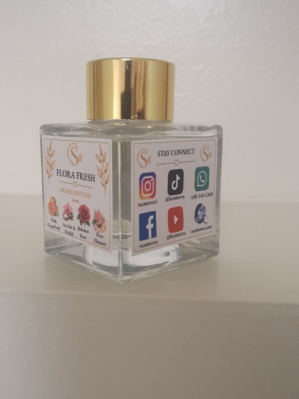 Home Reed Diffuser - Flora Fresh 50ML - Picture 5 of 7